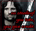 no stealing- give credit